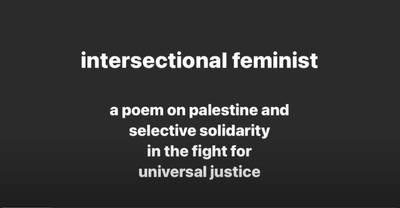 Intersectional Feminist