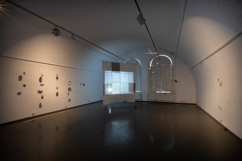 Installation view, Maan läpi (Through the Earth), Gallery Augusta