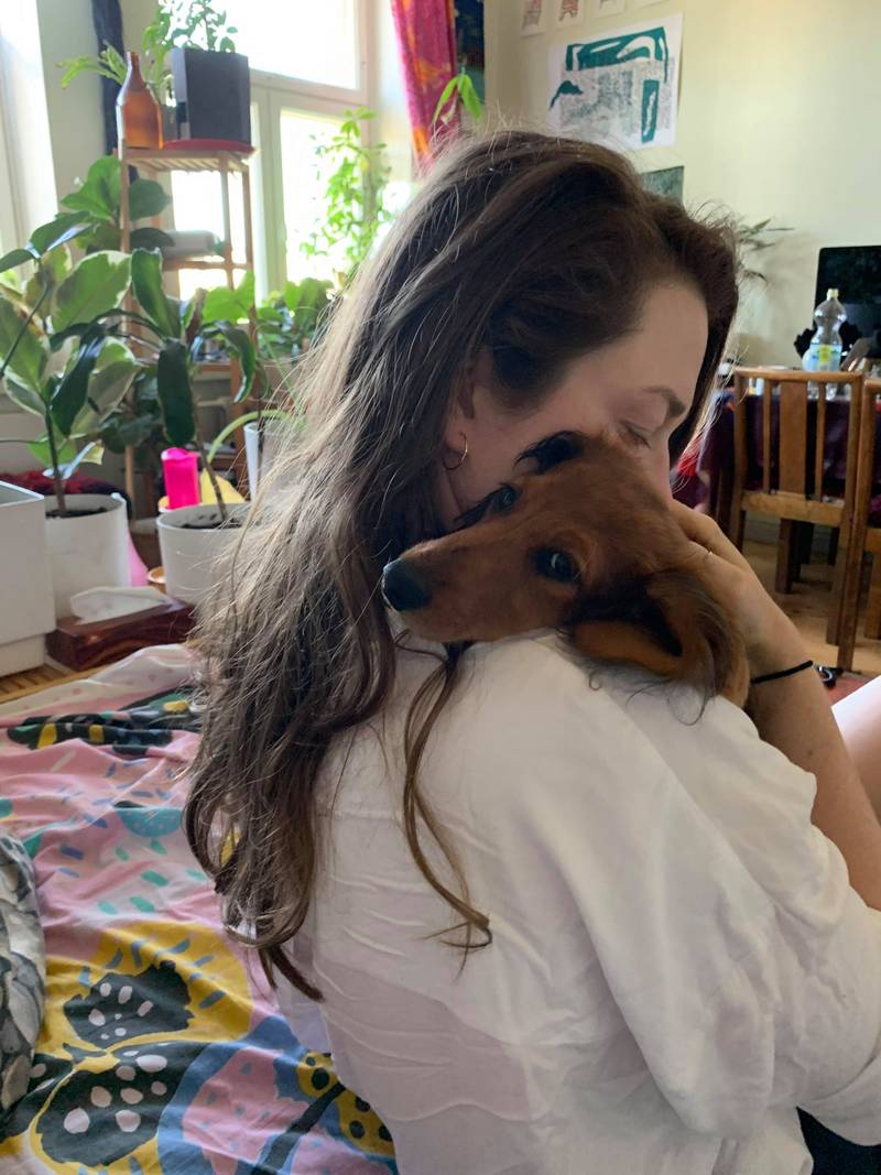 Bogna and Snoozle, 2019. Image courtesy of Katie.