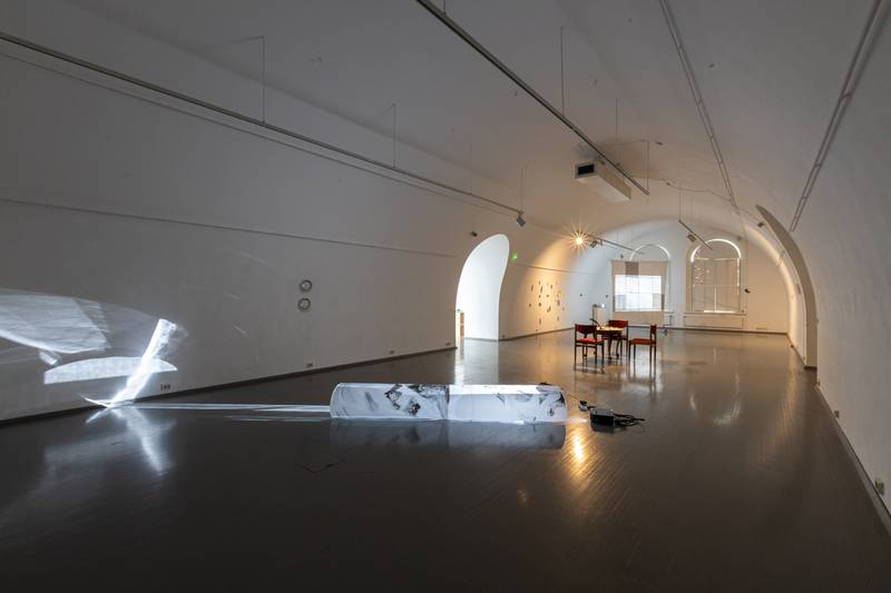 Installation view, Maan läpi (Through the Earth), Gallery Augusta